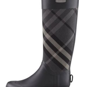 Burberry, size 8, women's rain boots